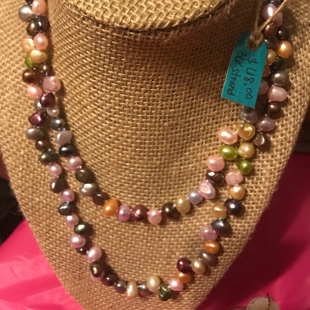 Vantel pearls island hopping necklace
